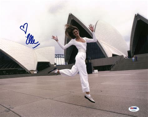 elle macpherson young|ELLE MACPHERSON Signed 11x14 PHOTO w/ Beckett (BAS) .